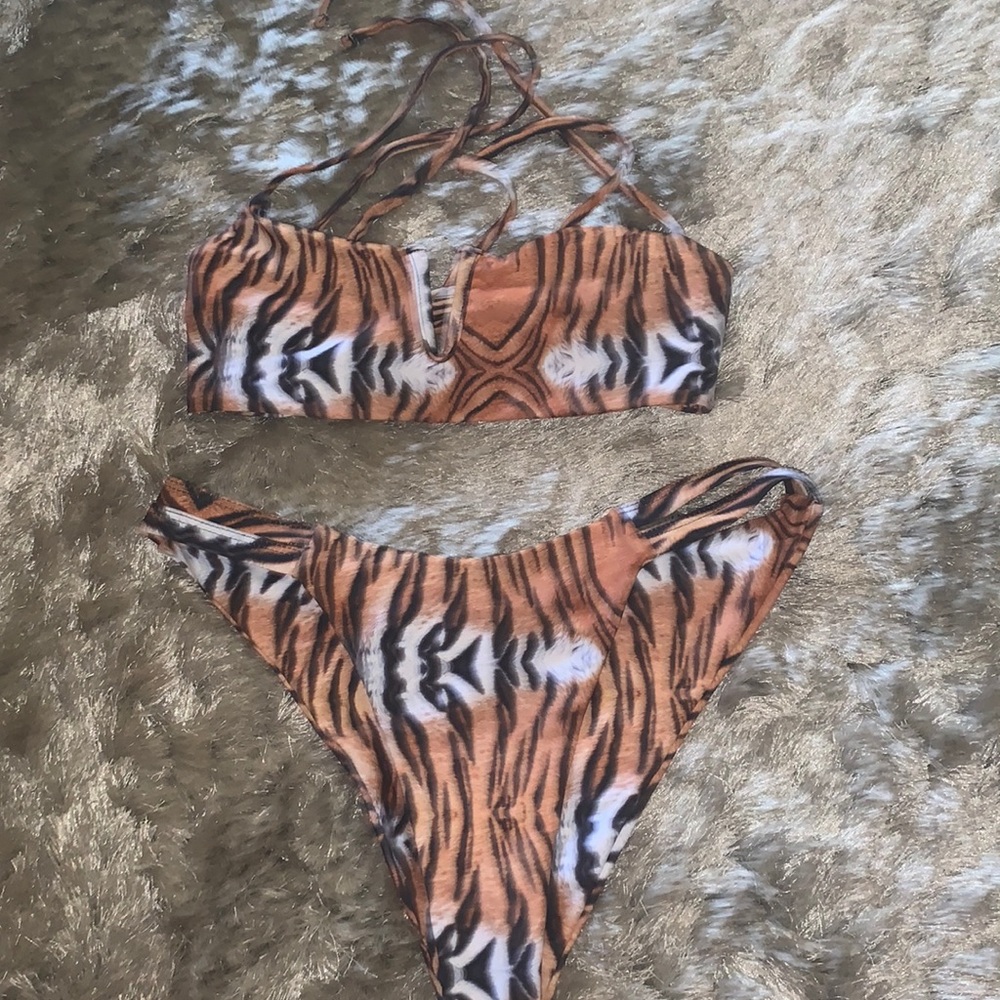 Zaful Animal print Bikini